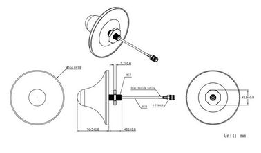 Omni 824-960mhz 1710-2500mhz Vertical  3db Celling Antenna (LPCA001)