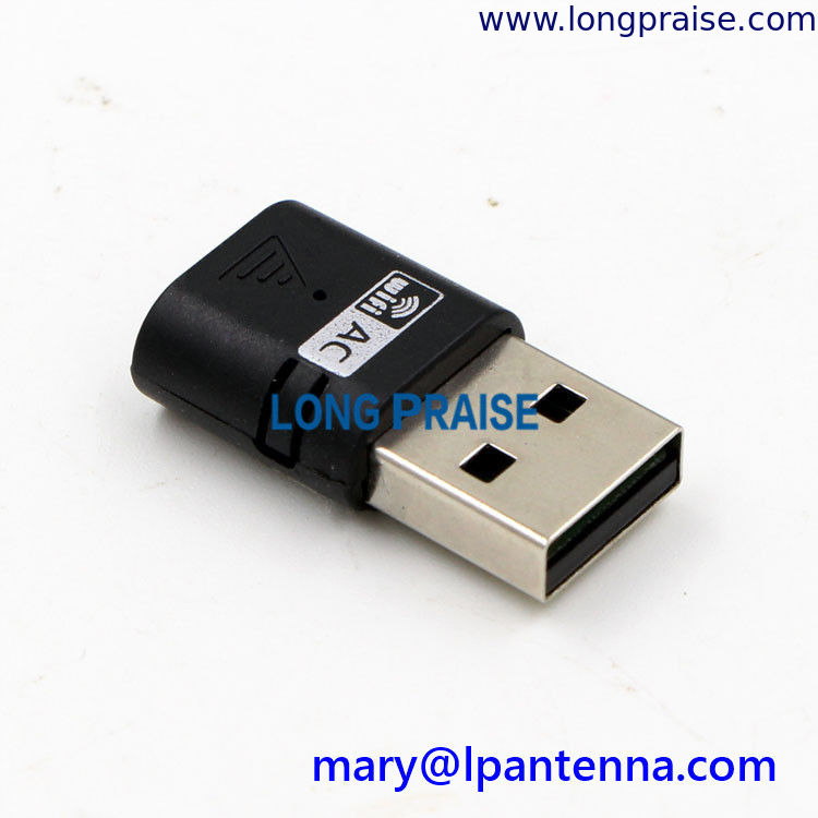 27x14x8mm 5GHz / 1AC 433mbps 11N 150mbps MT7610UN chip card  Fully compatible win mac OS 2.4g 5.8g usb antenna (LPDU001)